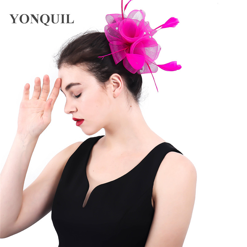 2018 New arrival HOT PINK crinoline fascinators hat hair accessories for wedding church Party Kentucky derby ascot races SYF395
2018 New arrival HOT PINK crinoline fascinators hat hair accessories for wedding church Party Kentucky derby ascot races SYF395