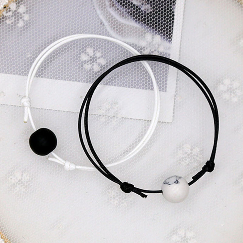 New Fashion Bracelet For Women And Men Artificial Stone Ball Charm Bracelets Paired Rope Chain Couple Bracelets Gifts For Lovers
New Fashion Bracelet For Women And Men Artificial Stone Ball Charm Bracelets Paired Rope Chain Couple Bracelets Gifts For Lovers