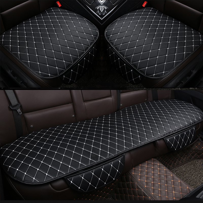 Car Accessories Pu Car Seat Covers Set Universal Auto Seat Cover PU Leather Automobile Chair Pad Cars Front Back Protect Cushion
Car Accessories Pu Car Seat Covers Set Universal Auto Seat Cover PU Leather Automobile Chair Pad Cars Front Back Protect Cushion