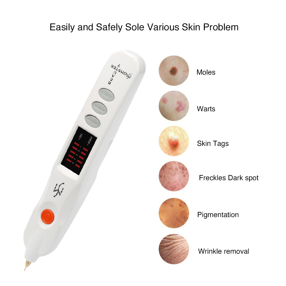 Fibroblast Plasma Pen For Face Eyelid Lift, Wrinkle Removal, Mole Spot Freckle Removal Ionic Spot Pen Plasmapen With High Power