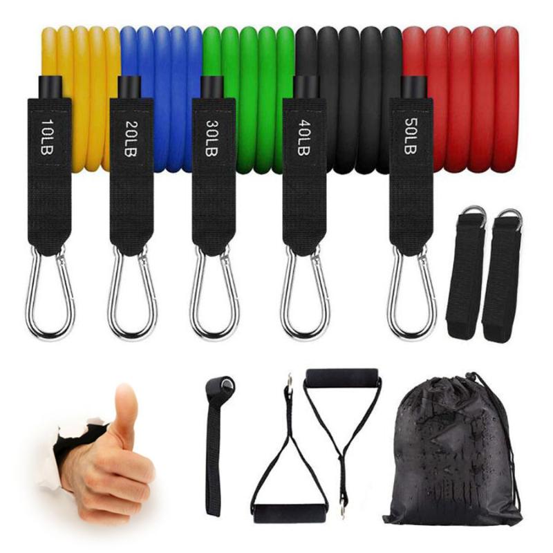 11Pcs/Set Latex Resistance Bands Set Yoga Exercise Fitness Band Rubber Loop Tube Bands Gym Door Anchor Ankle Straps With Bag Kit
11Pcs/Set Latex Resistance Bands Set Yoga Exercise Fitness Band Rubber Loop Tube Bands Gym Door Anchor Ankle Straps With Bag Kit