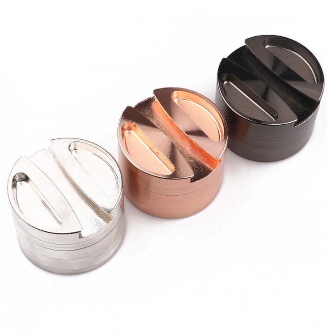 55MM Diameter 4-Layer Double Hole Cover Metal Smoke Grinder Multicolor Manual Smoke Grinder
55MM Diameter 4-Layer Double Hole Cover Metal Smoke Grinder Multicolor Manual Smoke Grinder