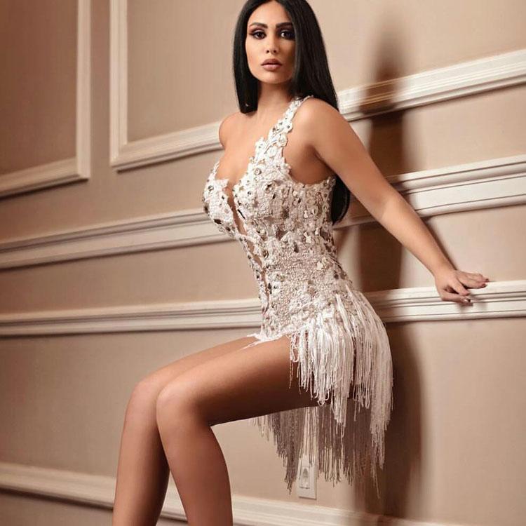 Sexy Mini Lace Prom Dresses 2019 Sheer V Neck Beads Backless Evening Gowns With Tassel Formal Dress, Dark navy
Sexy Mini Lace Prom Dresses 2019 Sheer V Neck Beads Backless Evening Gowns With Tassel Formal Dress, Dark navy