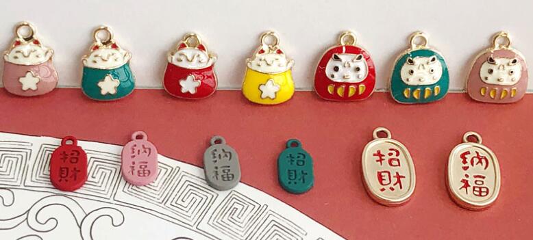 lot 20pcs/50pcs/100pcs Cartoon Good luck cute DIY Key chain Metal Charm Pendants Jewelry Making DIY gifts
lot 20pcs/50pcs/100pcs Cartoon Good luck cute DIY Key chain Metal Charm Pendants Jewelry Making DIY gifts