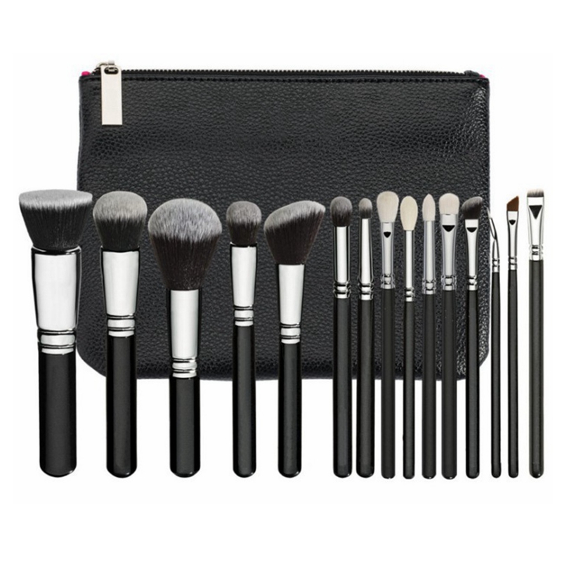 15Pcs/Set Makeup Brush Set with PU Bag Professional Brush Set For Powder Foundation Blush Eyeshadow Cosmetic Brushes HHA-281
15Pcs/Set Makeup Brush Set with PU Bag Professional Brush Set For Powder Foundation Blush Eyeshadow Cosmetic Brushes HHA-281