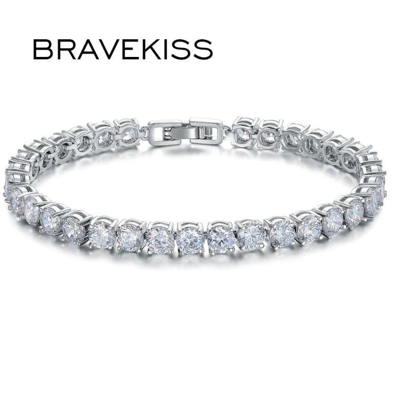 Cuff BRAVEKISS 0.5ct Cubic Zirconia Clear Tennis Bracelets For Women Wedding Men Jewelry Hip Hop Accessories Gifts UB0021
Cuff BRAVEKISS 0.5ct Cubic Zirconia Clear Tennis Bracelets For Women Wedding Men Jewelry Hip Hop Accessories Gifts UB0021