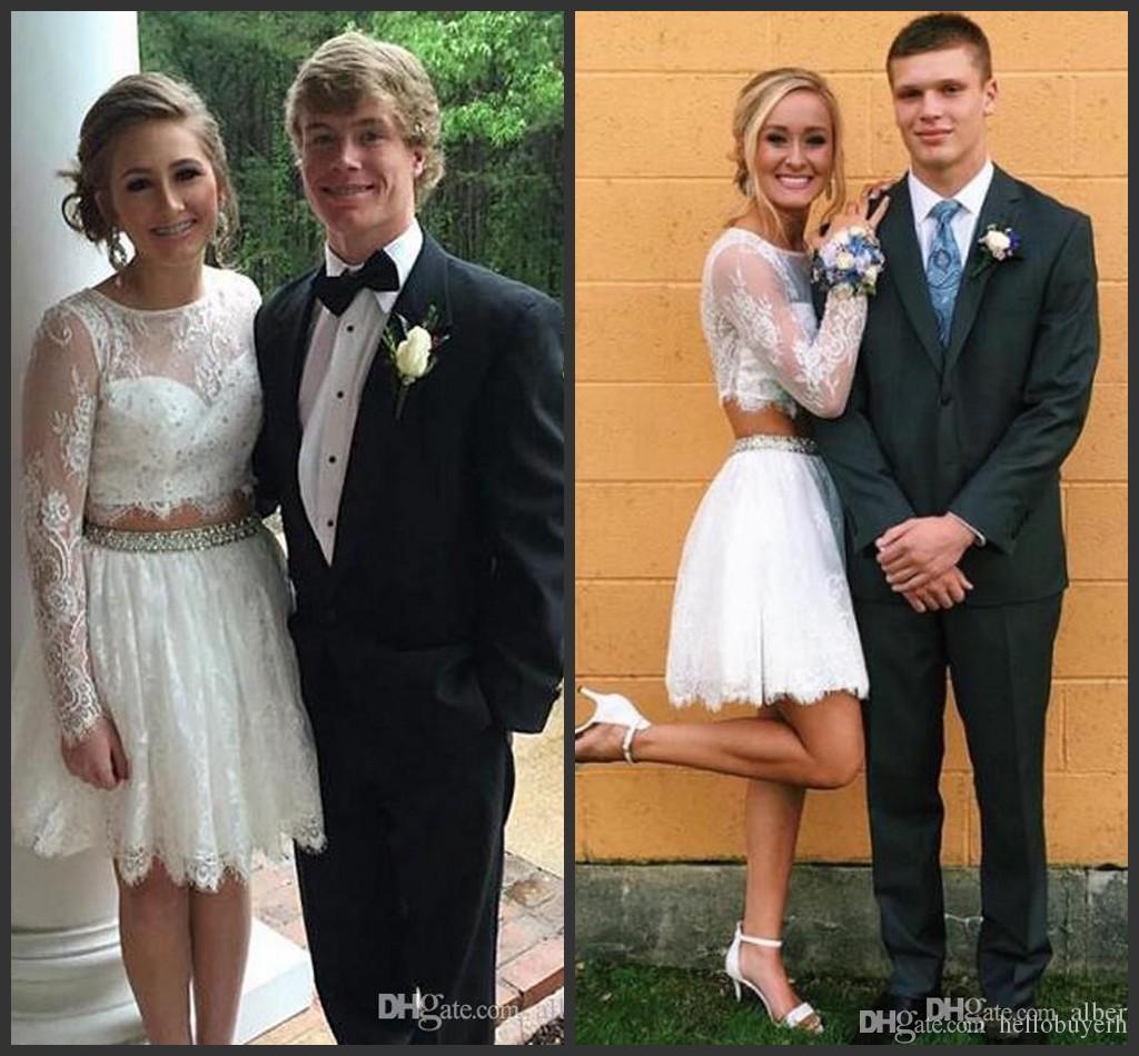 Two Pieces Long Sleeve Short Homecoming Dresses Whit Cocktail Party Dresses Sweet 16 Dresses Robes De Bal Free Shipping, Hunter
Two Pieces Long Sleeve Short Homecoming Dresses Whit Cocktail Party Dresses Sweet 16 Dresses Robes De Bal Free Shipping, Hunter
