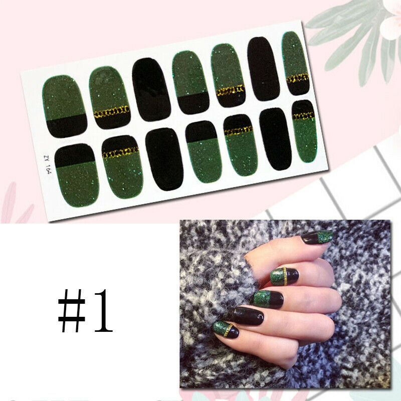 Stickers Full Coverage Nail Polish Packaging Self-adhesive Nail Sticker Nail Decoration DIY.A874