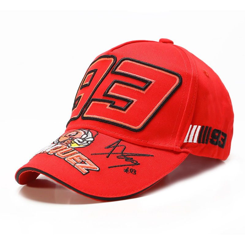 LA 2019 Foreign Trade Ants Embroidered 93 Hat Racing Cap Baseball Cap Duckbill Hat Moto. Gp Outdoor Sports mo tuo mao T200409