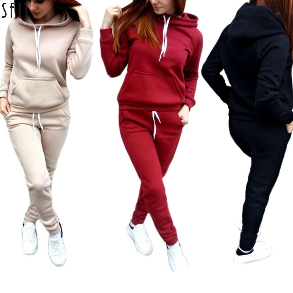 2 Piece Set Women Hoodies Pant Clothing Set Warm Newest Clothes Ladies Solid Tracksuit Women Set Top Pants Suit Female
2 Piece Set Women Hoodies Pant Clothing Set Warm Newest Clothes Ladies Solid Tracksuit Women Set Top Pants Suit Female