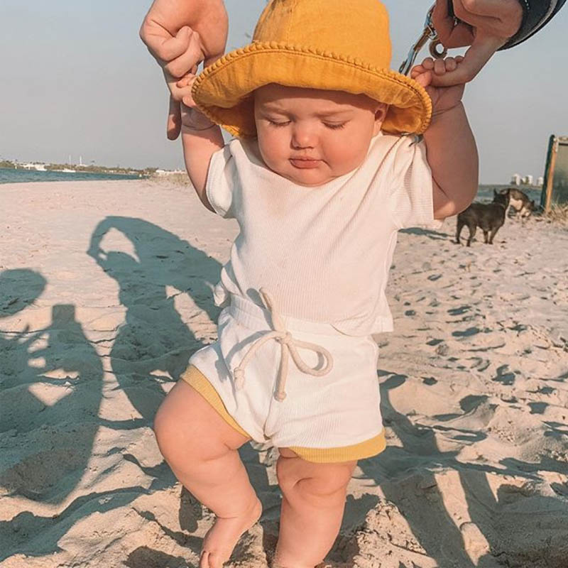 kids' wear boy girl solid color pit strip short-sleeved T-shirt+shorts two-piece set Stumble toddler 0-2 y baby Quality clothing, Photo color
kids' wear boy girl solid color pit strip short-sleeved T-shirt+shorts two-piece set Stumble toddler 0-2 y baby Quality clothing, Photo color