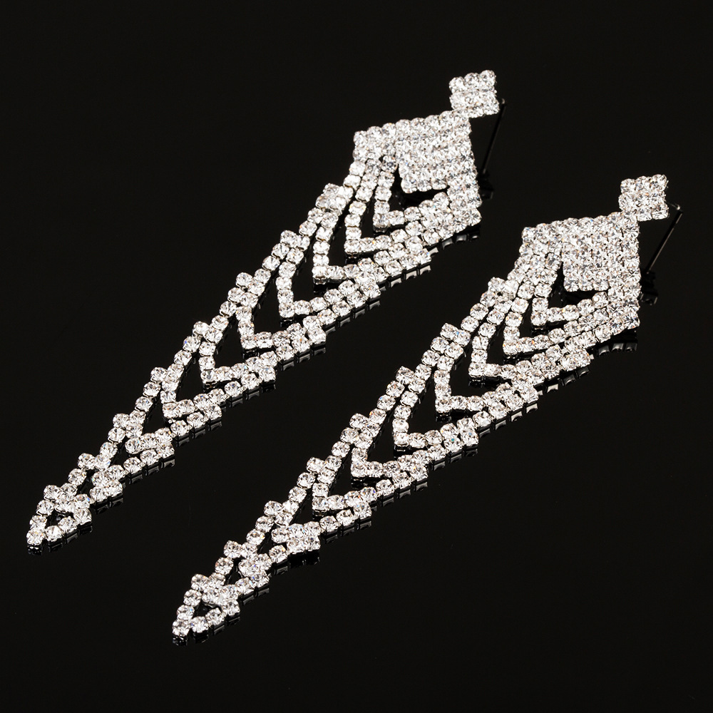 Personality With Zirconium Shi Erhuan Ear Nail All-match Zircon Ear Nail Earring