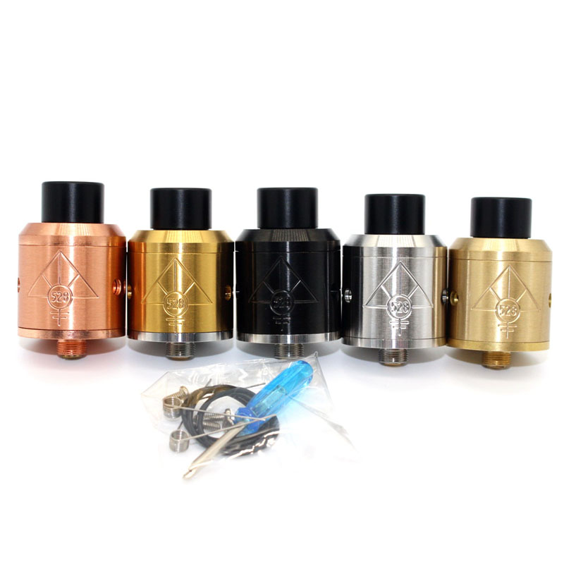 GOON 528 RDA 24 MM Vaporizer Rebuildable Dripping Atomizers with pin bottom feeder RDA Tank for Box Mod mech mod Vape Tank Vaporizer
GOON 528 RDA 24 MM Vaporizer Rebuildable Dripping Atomizers with pin bottom feeder RDA Tank for Box Mod mech mod Vape Tank Vaporizer