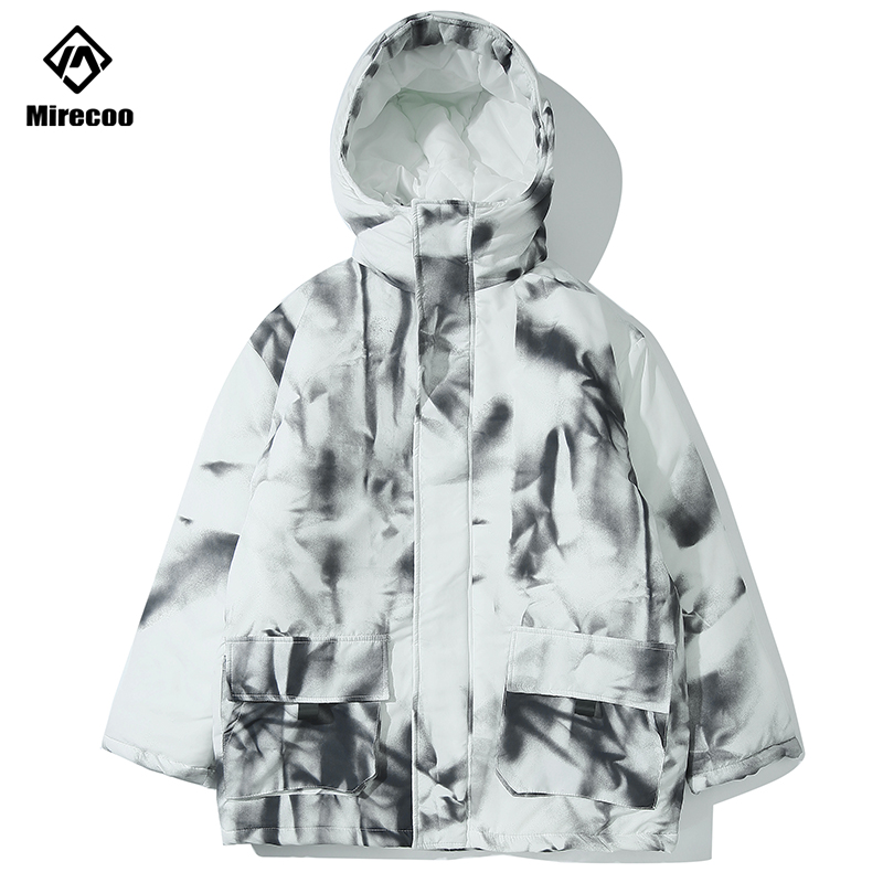 Ink painting Padded Jacket Thick Long Commander Jacket Men Hooded Winter Parka Men Hip Hop Coat Streetwear Outwear, White
Ink painting Padded Jacket Thick Long Commander Jacket Men Hooded Winter Parka Men Hip Hop Coat Streetwear Outwear, White