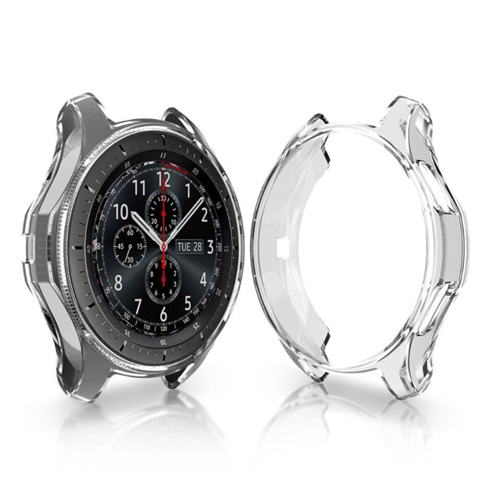 for Samsung Gear S3 frontier Galaxy Watch 46mm Soft TPU All-Around Protective Bumper Shell Cover Case Frame Edges Around free shipping