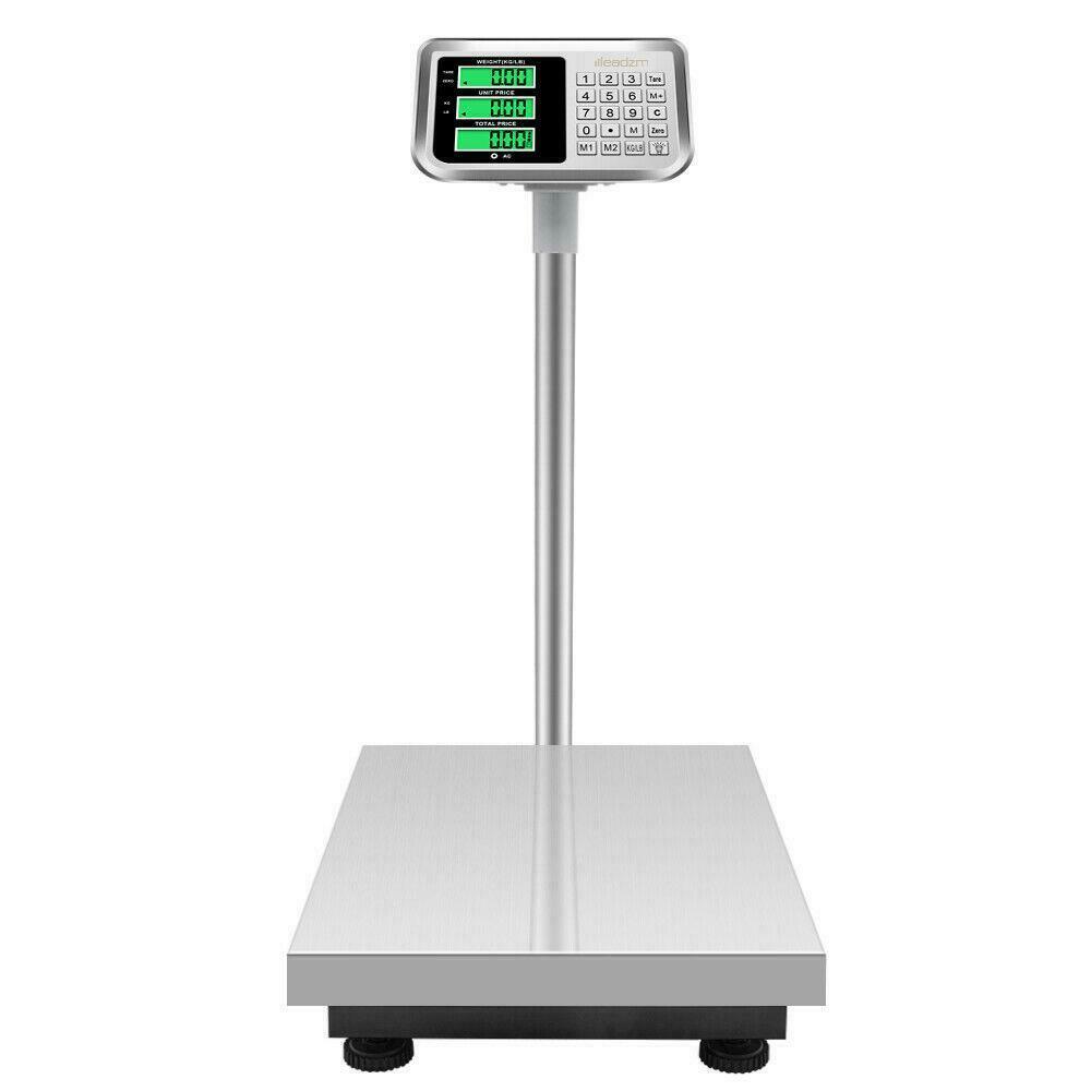 300kg 660lb LCD Digital Floor Platform Scale Electronic for Postal Super Market, Silvery
300kg 660lb LCD Digital Floor Platform Scale Electronic for Postal Super Market, Silvery