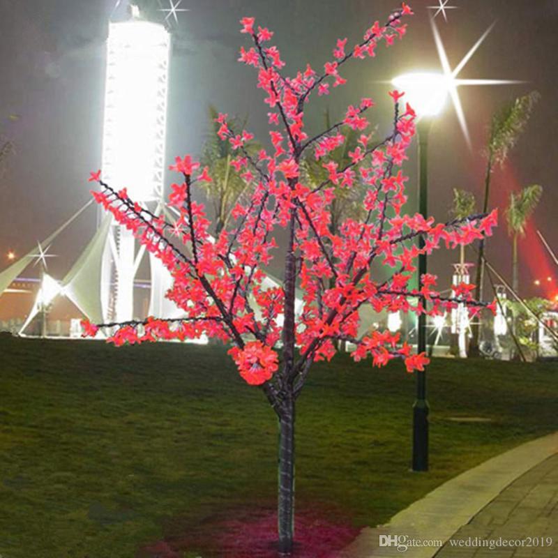 Christmas Decorations Holiday Light LED Cherry Blossom Tree 1.5m 1.8m Year Wedding Decorative Branches Lamp Outdoor Lighting
