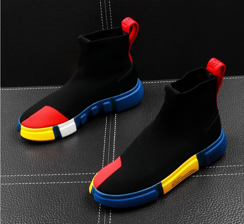 summer men's high tops socks shoes hip hop trend men's shoes mesh mens Casual Shoes Men's Sneaker youth ankle boots, Black
summer men's high tops socks shoes hip hop trend men's shoes mesh mens Casual Shoes Men's Sneaker youth ankle boots, Black