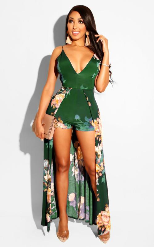 Boho Beach Overalls Sexy Women Spaghetti Strap Bodycon Floral Print Summer Playsuit Romper, Wd22539
Boho Beach Overalls Sexy Women Spaghetti Strap Bodycon Floral Print Summer Playsuit Romper, Wd22539