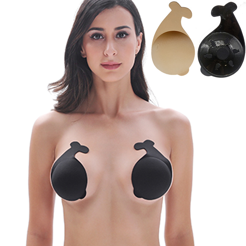 Lady Push Up Bra Strapless Invisible Bra Self Adhesive Silicone Nipple Cover Breathable Stickers Chest-Lifting Stickers Lifting Chest, Black;white
Lady Push Up Bra Strapless Invisible Bra Self Adhesive Silicone Nipple Cover Breathable Stickers Chest-Lifting Stickers Lifting Chest, Black;white