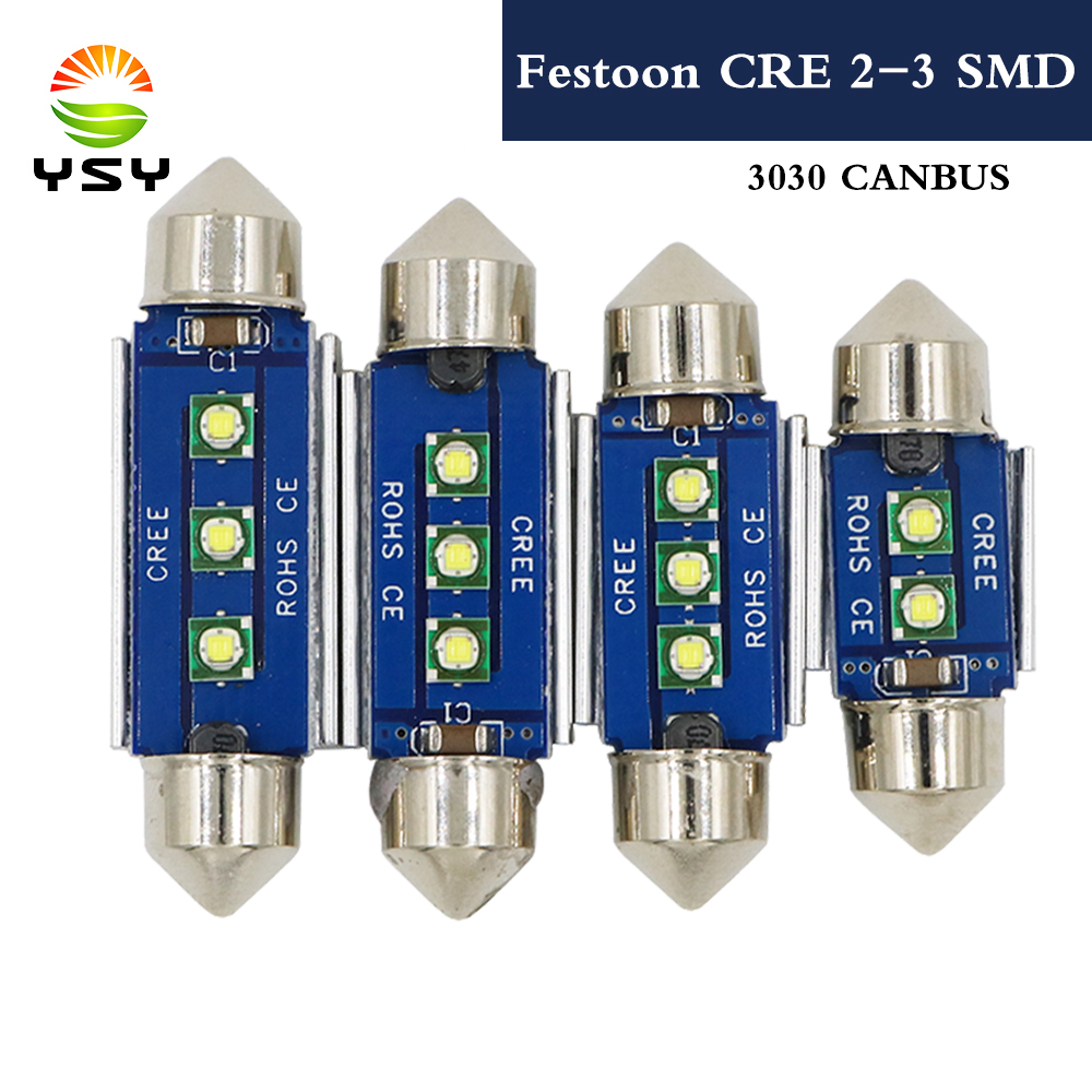 YSY100x Festoon 31/36/39/41mm C5W C10W Hight power CREE Chips LED Car Lights Canbus Error Free Interior Doom Lamps Reading Bulbs, As pic
YSY100x Festoon 31/36/39/41mm C5W C10W Hight power CREE Chips LED Car Lights Canbus Error Free Interior Doom Lamps Reading Bulbs, As pic