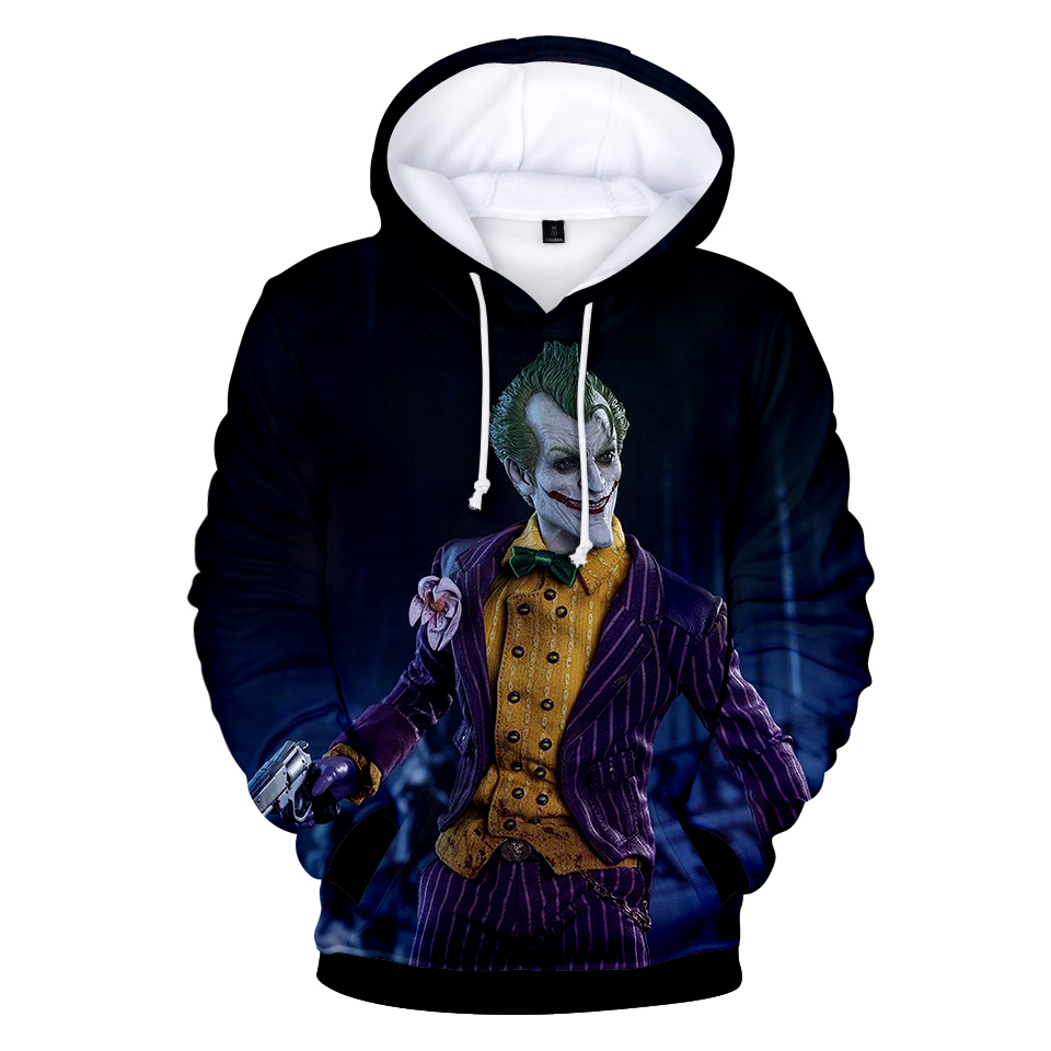 Haha Joker 3d Print Sweatshirt Hoodies Men And Women Hip Hop Funny Autumn Streetwear Hoodies Sweatshirt For Couples Clothes SH190701
