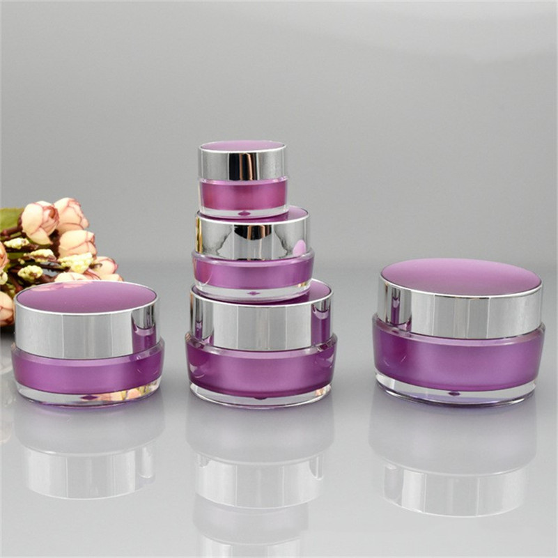 5g 10g 20g 30g Cosmetic Empty Jar Acrylic Makeup Face Cream Container Bottle Refillable Plastic Cosmetic Pot