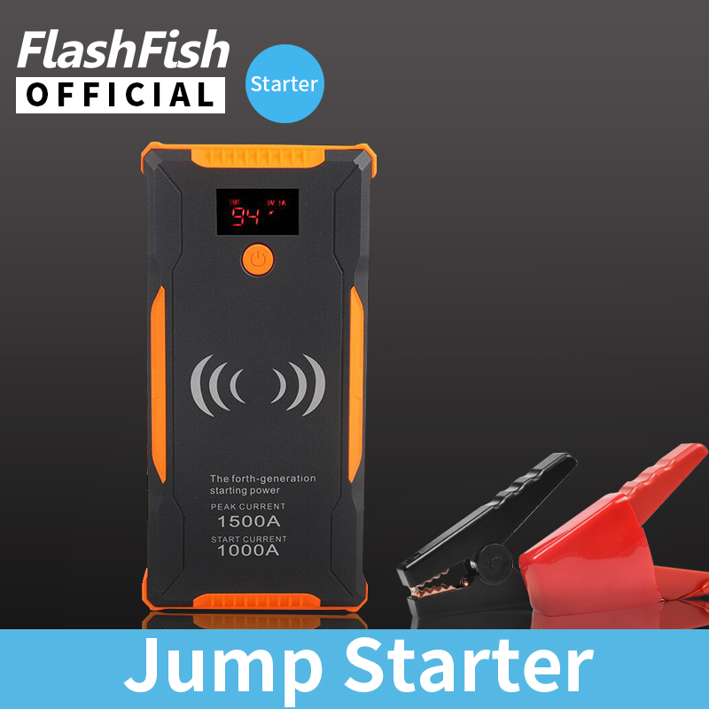 12V 22000mAh Car jump Starter 1500A 400A Power Bank Quick Wireless Charing Emergency Car Jump Starter Battery Power
12V 22000mAh Car jump Starter 1500A 400A Power Bank Quick Wireless Charing Emergency Car Jump Starter Battery Power