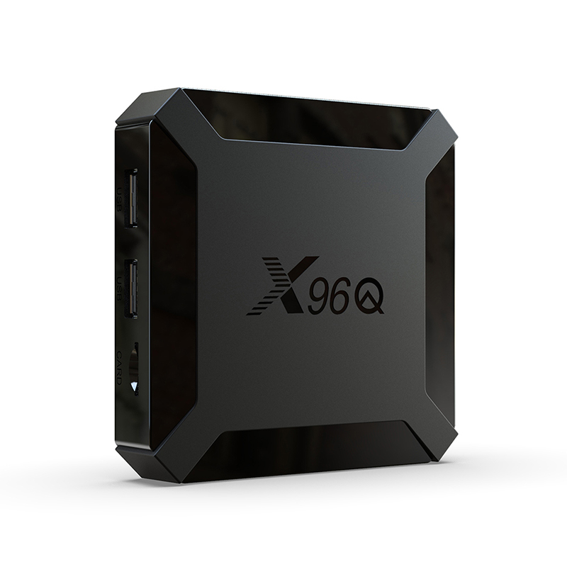 X96Q TV Box Android 10.0 Allwinner H313 2GB 16GB 2.4G Wifi 4K Smart TV Boxes Set Top Box Stock in France Local
