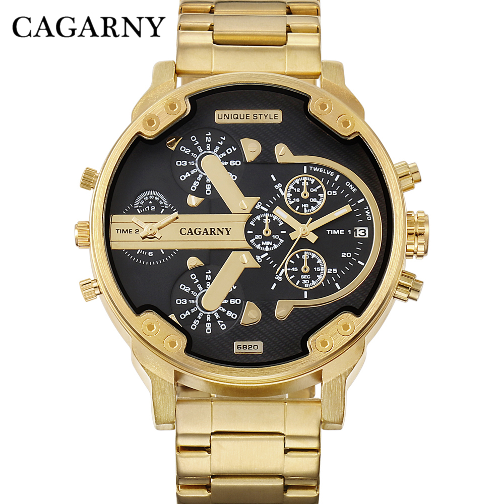 Cagarny Top Brand Luxury Watch Men Sport Quartz Clock Mens Watches Waterproof Gold Steel Wrist Watch Military Relogio Masculino CJ191217, Silver black
Cagarny Top Brand Luxury Watch Men Sport Quartz Clock Mens Watches Waterproof Gold Steel Wrist Watch Military Relogio Masculino CJ191217, Silver black