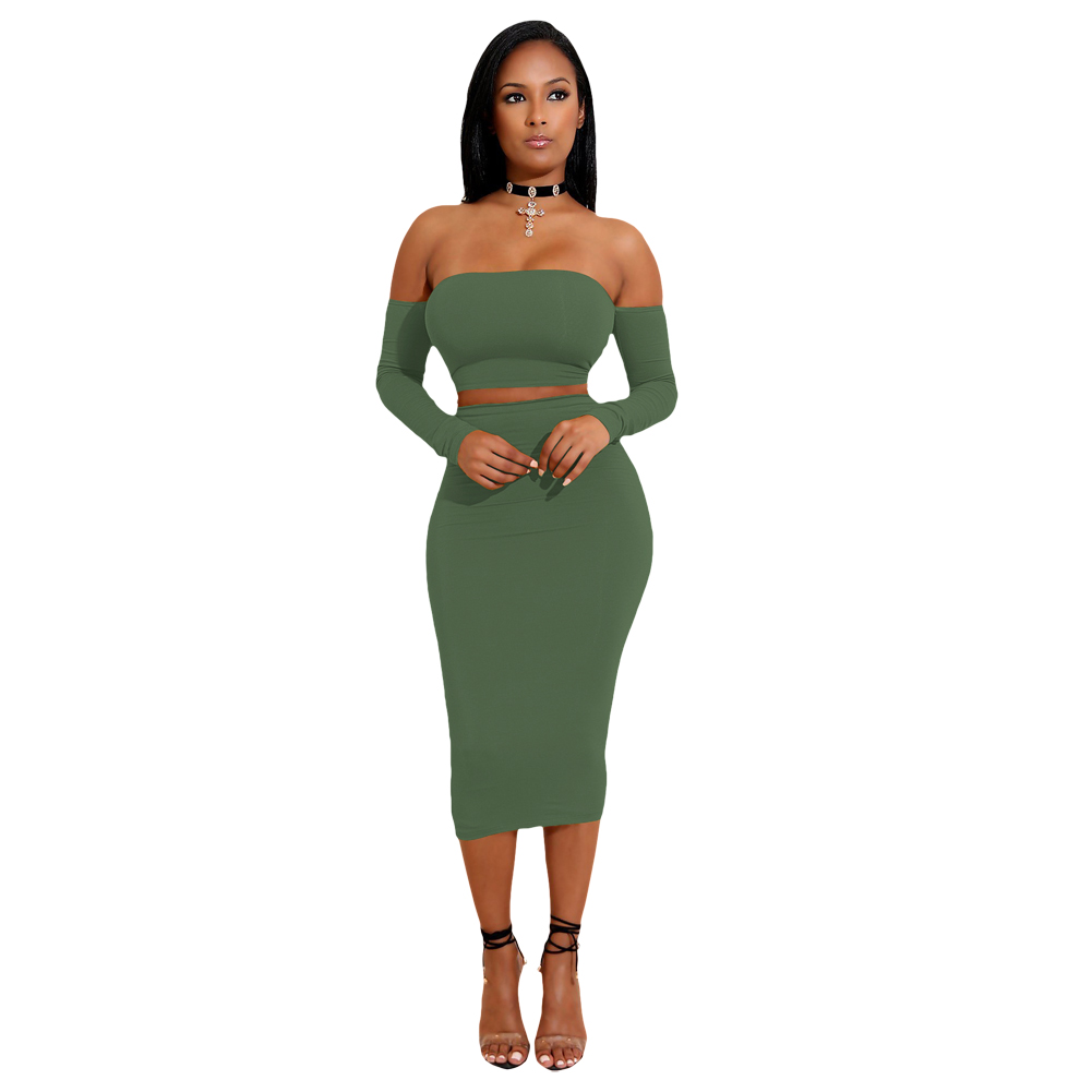 Sexy Women Two Pieces Set Off Shoulder Lace Up Back Long Sleeve Backless Crop Top Bodycon Pencil Skirt Set Women Clothes Sets, Red
Sexy Women Two Pieces Set Off Shoulder Lace Up Back Long Sleeve Backless Crop Top Bodycon Pencil Skirt Set Women Clothes Sets, Red