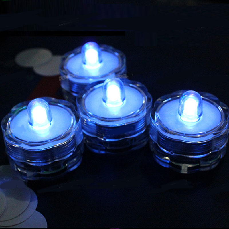 Candle light Night lamps LED Submersible Waterproof Tea Lights battery power Decoration Candles Wedding Party Christmas High Quality decoration lamp