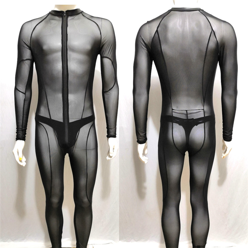 Plus Size Sexy Lingerie Transparent Mesh jumpsuit See Through Sexy Catsuit Teddies Body Stocking Men Large Size, Black
Plus Size Sexy Lingerie Transparent Mesh jumpsuit See Through Sexy Catsuit Teddies Body Stocking Men Large Size, Black