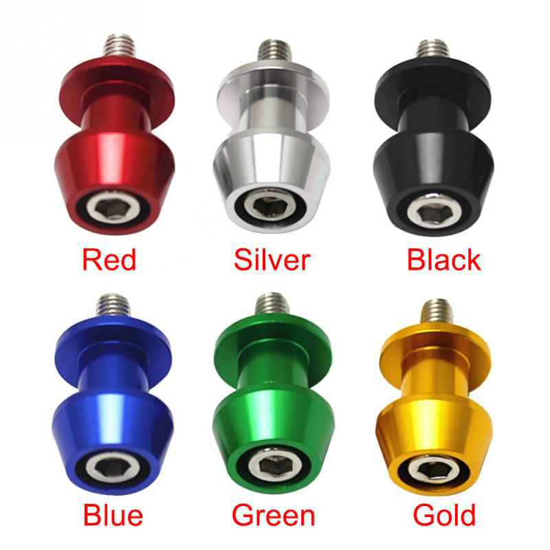 6/8/10mm Aluminum Motorcycle Stand Swingarm Spools Slider Stands Screw for Yamaha Harley Suzuki Honda ATV Cavalletto Motor