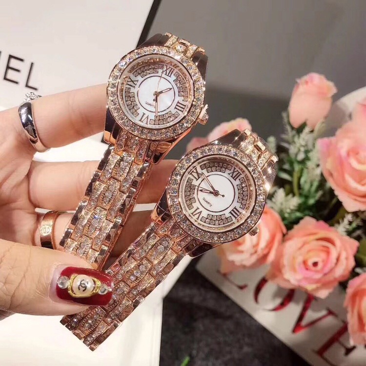 Luxury Fashion Rose gold With diamonds woman watch steel strap Folding buckle lady Dress watch Women wristwatch free box Gifts for girls, Slivery;brown
Luxury Fashion Rose gold With diamonds woman watch steel strap Folding buckle lady Dress watch Women wristwatch free box Gifts for girls, Slivery;brown