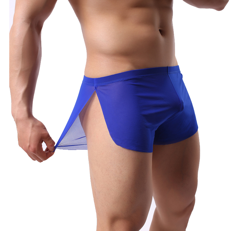 men underwear Ice Silk Men Panties thin Translucent Low-waist Gauze Solid Comfortable Boxers Shorts Trunks Yoga home panties cool pajama, Yellow
men underwear Ice Silk Men Panties thin Translucent Low-waist Gauze Solid Comfortable Boxers Shorts Trunks Yoga home panties cool pajama, Yellow