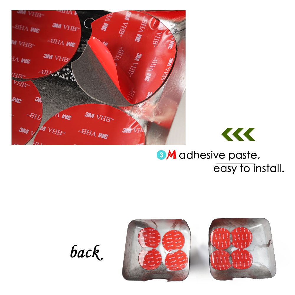 Car Rearview Mirror Decoration Cover Exterior Accessories for Jeep Wrangler JL Chrome