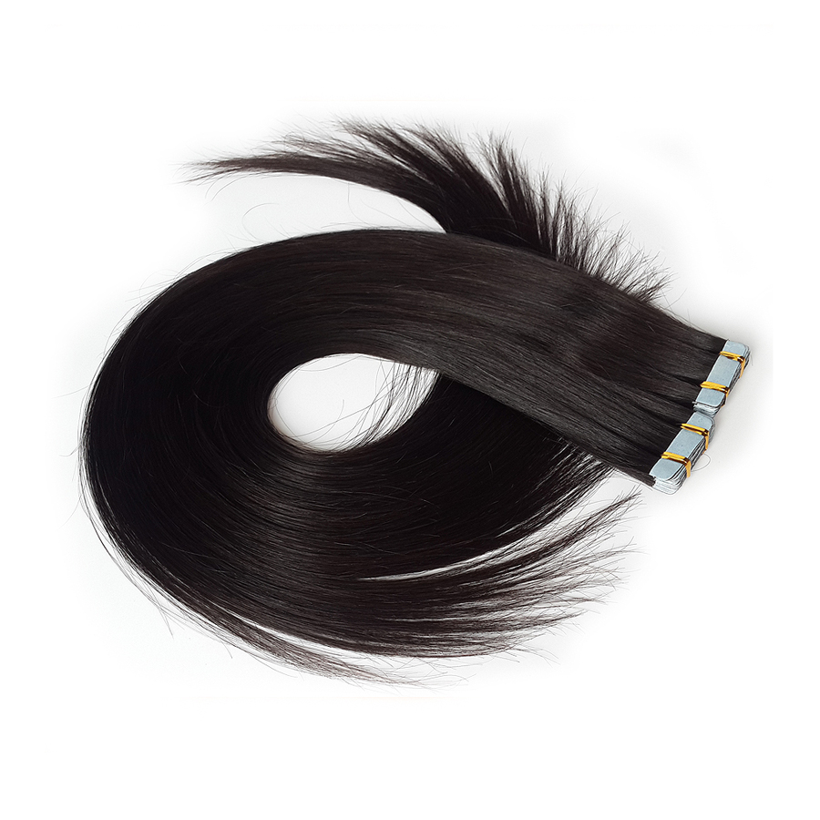 Invisible Tape Remy Hair Extensions Human Hair Virgin Hair Tape 100g/40pcs Natural Black Brown Blonde 20 22 24 26 28 inch