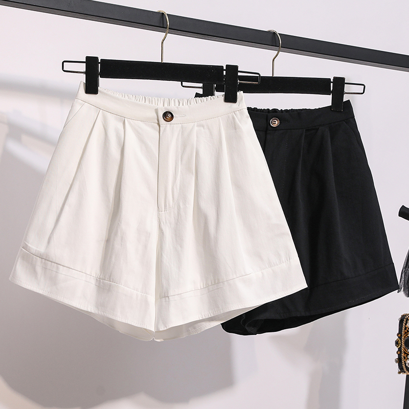 Plus Size 5XL Women Shorts 2020 Summer Casual Short Solid Color Female Wide Leg Shorts Elastic Waist Loose Bottom, Black
Plus Size 5XL Women Shorts 2020 Summer Casual Short Solid Color Female Wide Leg Shorts Elastic Waist Loose Bottom, Black