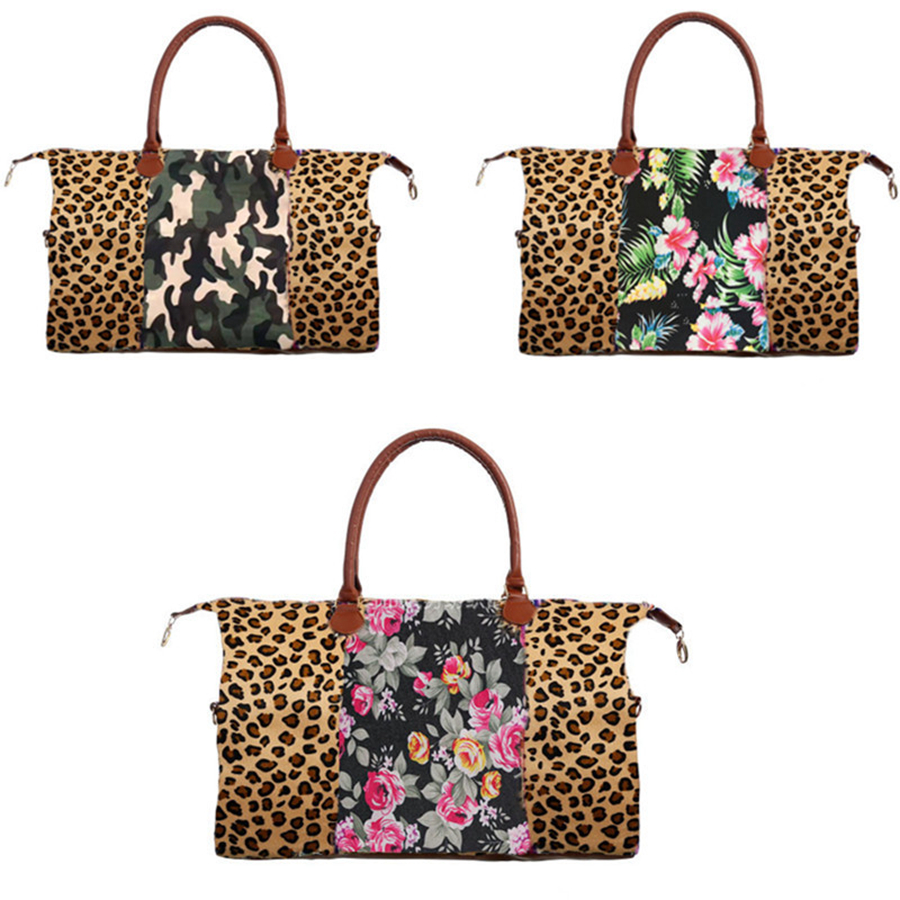 Leopard Handbag Camouflage Printing Bags Large Capacity Travel Tote with PU Handle Sports Outdoor Yoga Totes Storage Maternity Bags RRA2602 
Leopard Handbag Camouflage Printing Bags Large Capacity Travel Tote with PU Handle Sports Outdoor Yoga Totes Storage Maternity Bags RRA2602