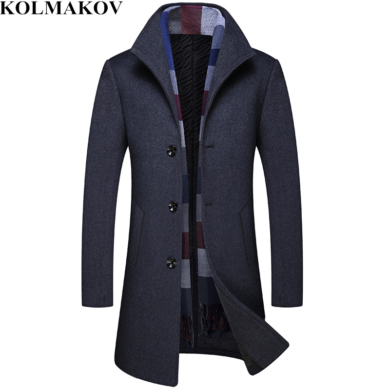 KOLMAKOV New Mans Wool Jackets Spring Windbreakers Homme Men's Woolen Coats Mens Winter Wool Coat Men Fashion Winter Coats 3XL, Dark grey
KOLMAKOV New Mans Wool Jackets Spring Windbreakers Homme Men's Woolen Coats Mens Winter Wool Coat Men Fashion Winter Coats 3XL, Dark grey