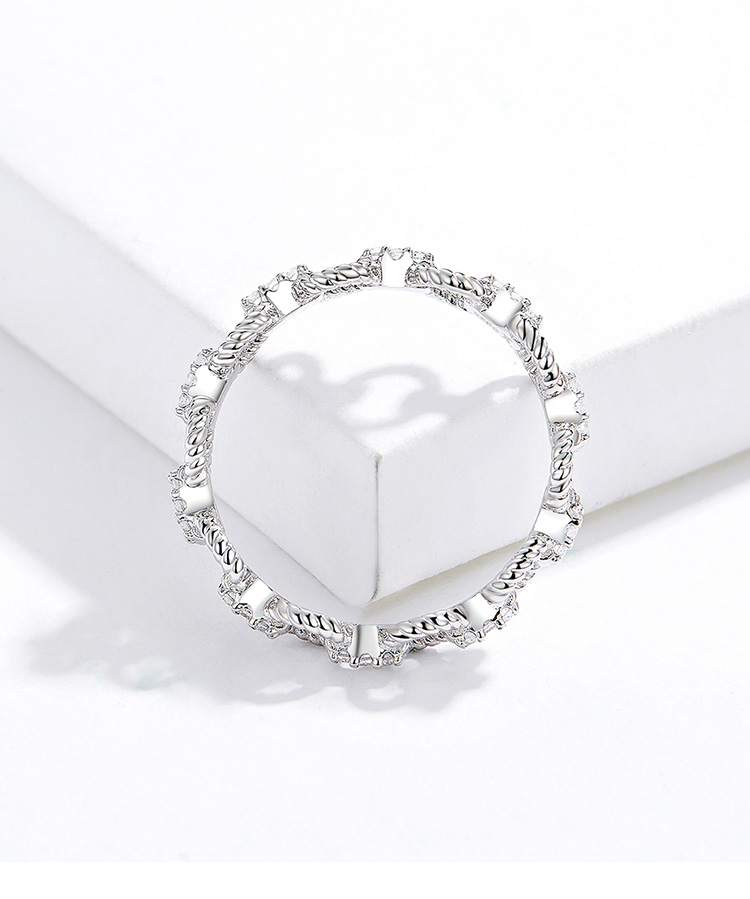 Wholesale- Finger Rings for Women Openwork Stackable Rings 925 Sterling Silver Fashion Jewelry Gifts Anniversary Family gift birthday