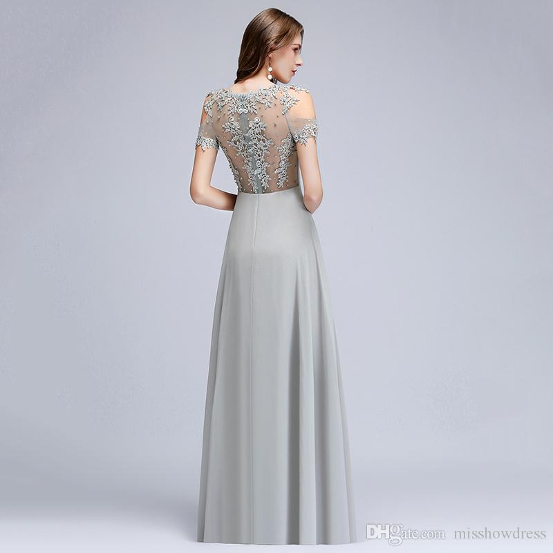 Babyonlinedress Luxury Lace Pearls Long Evening Dresses 2020 Sexy Tulle Beaded Party Prom Dresses Elegant Evening Prom Gowns CPS966
