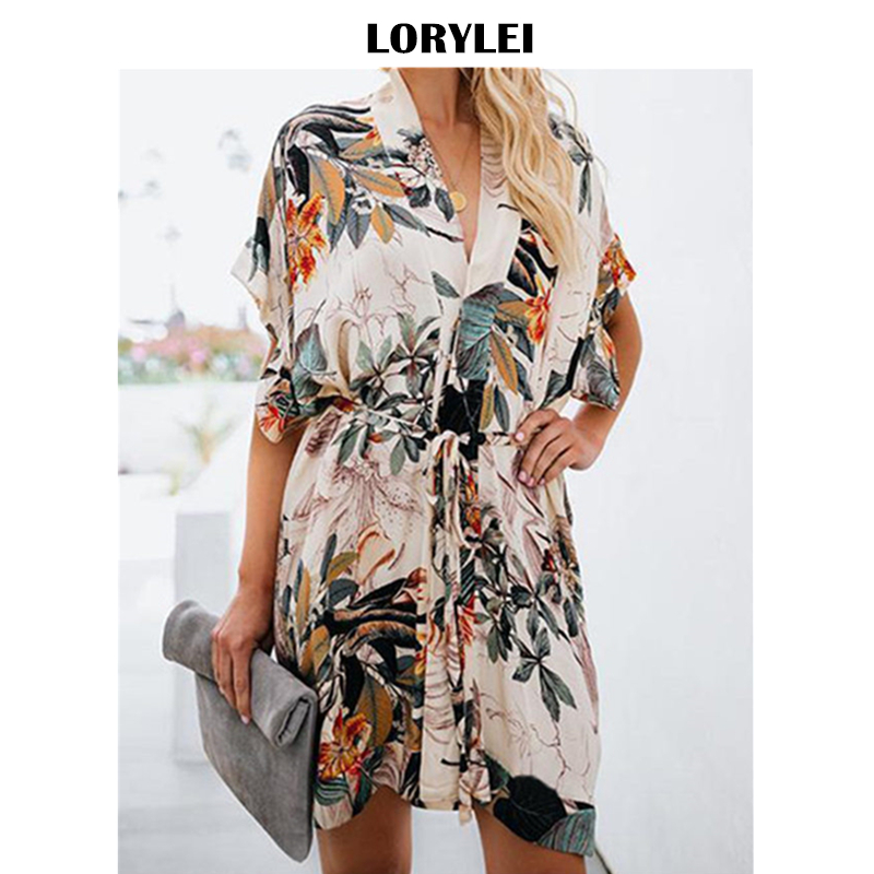 2020 Sexy Bikini Cover-ups Bohemian Printed Summer Beach Mini Wrap Dress Cotton Tunic Women Beachwear Swimsuit Cover Up N885
2020 Sexy Bikini Cover-ups Bohemian Printed Summer Beach Mini Wrap Dress Cotton Tunic Women Beachwear Swimsuit Cover Up N885