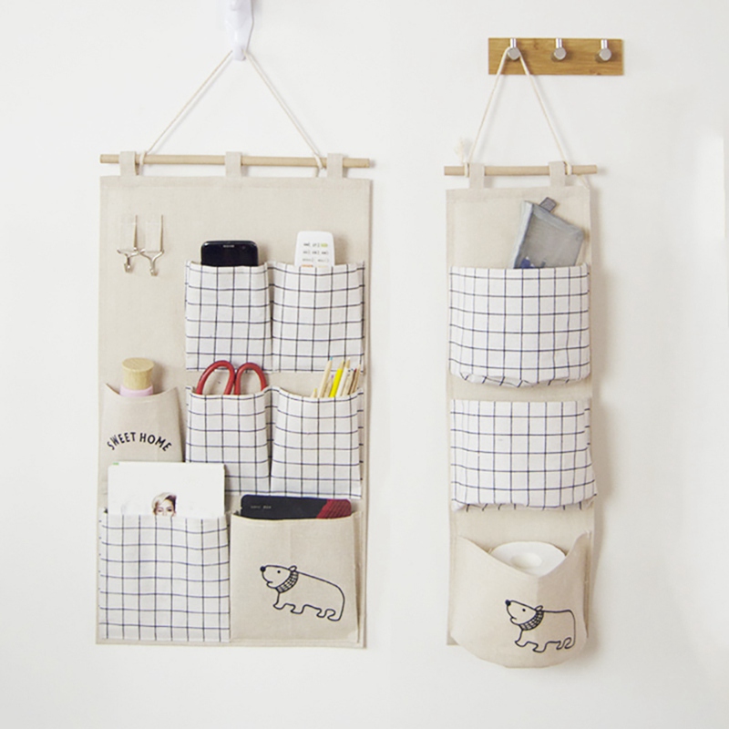 Cotton And linen Hanging Seven Pocket Storage Bag Cotton Linen Wardrobe Wall Pouch Toys For Bedroom Kitchen Bathroom, G2
Cotton And linen Hanging Seven Pocket Storage Bag Cotton Linen Wardrobe Wall Pouch Toys For Bedroom Kitchen Bathroom, G2