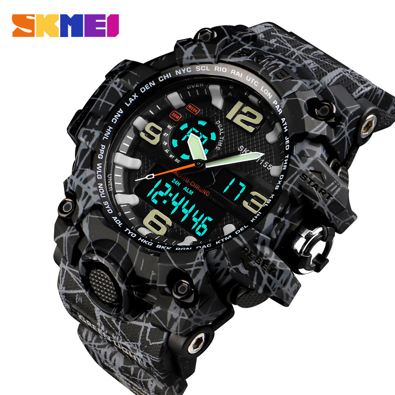 Denim Style Luxury Brand SKMEI Men Sports Watches Waterproof Digital Quartz Watch Men Military Army Clock Man Relogio Masculino LY191213, Red camouflage
Denim Style Luxury Brand SKMEI Men Sports Watches Waterproof Digital Quartz Watch Men Military Army Clock Man Relogio Masculino LY191213, Red camouflage