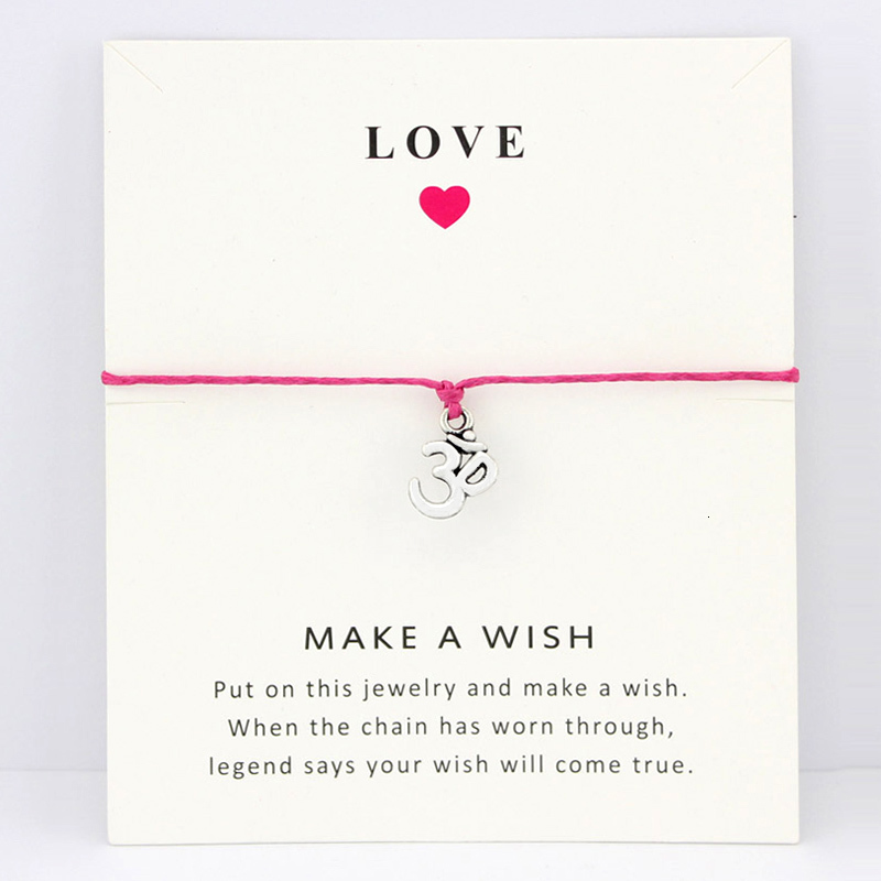 Yoga Om Ohm Hamsa Charm Card Bracelets Fatima Hand Evil Eye Peace Purple Yellow Wax Cord Women Men Girl Boy Jewelry Gift
Yoga Om Ohm Hamsa Charm Card Bracelets Fatima Hand Evil Eye Peace Purple Yellow Wax Cord Women Men Girl Boy Jewelry Gift