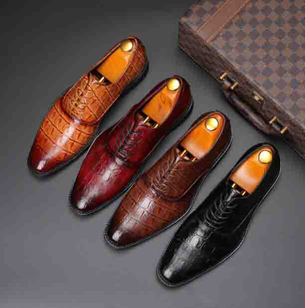 2019 New Luxury Men's Dress Leather Shoes Plus Size 38-48 Lace-up Business Casual Leather Shoes Men Formal Wedding Flat Shoes, Black
2019 New Luxury Men's Dress Leather Shoes Plus Size 38-48 Lace-up Business Casual Leather Shoes Men Formal Wedding Flat Shoes, Black