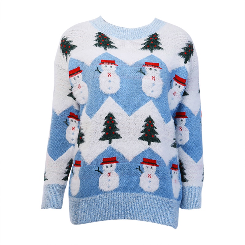 Soft Autumn And Winter New Imitation Velvet Printed Christmas Snowman Sweater Round Neck Loose Women Sweaters
Soft Autumn And Winter New Imitation Velvet Printed Christmas Snowman Sweater Round Neck Loose Women Sweaters