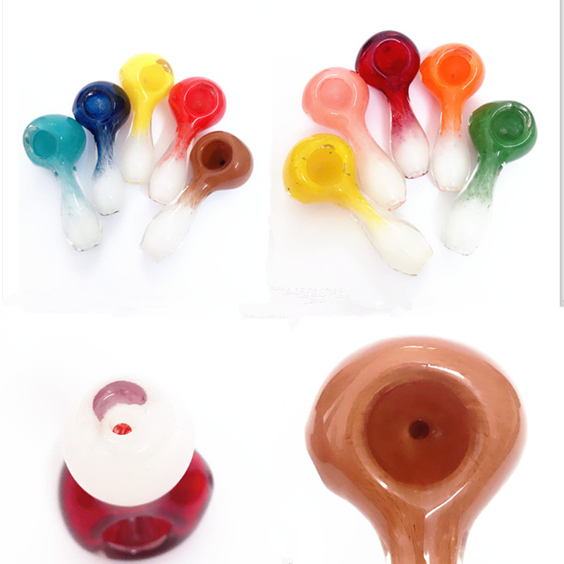 Smoking Blown Glass Hand Pipes 4 Inch Heady Pyrex Glass Tobacco Spoon Pipe Unique Pot Pipes Smoking Piece
Smoking Blown Glass Hand Pipes 4 Inch Heady Pyrex Glass Tobacco Spoon Pipe Unique Pot Pipes Smoking Piece